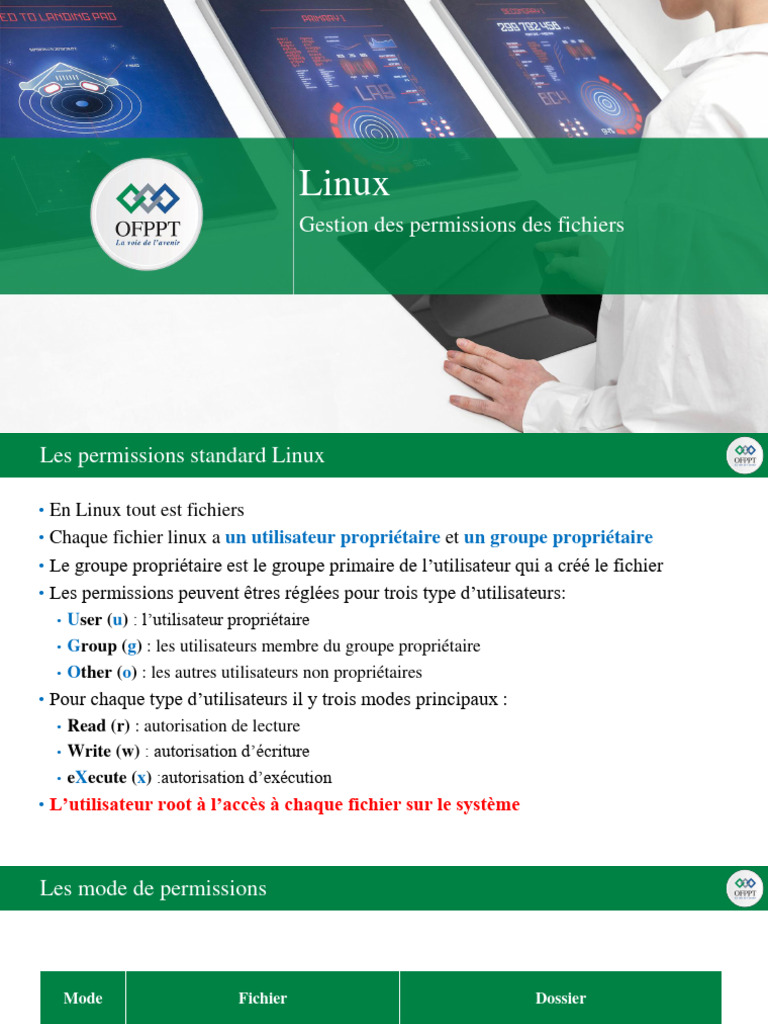 Gestion des permissions Linux | PDF | Technologie de système d ...