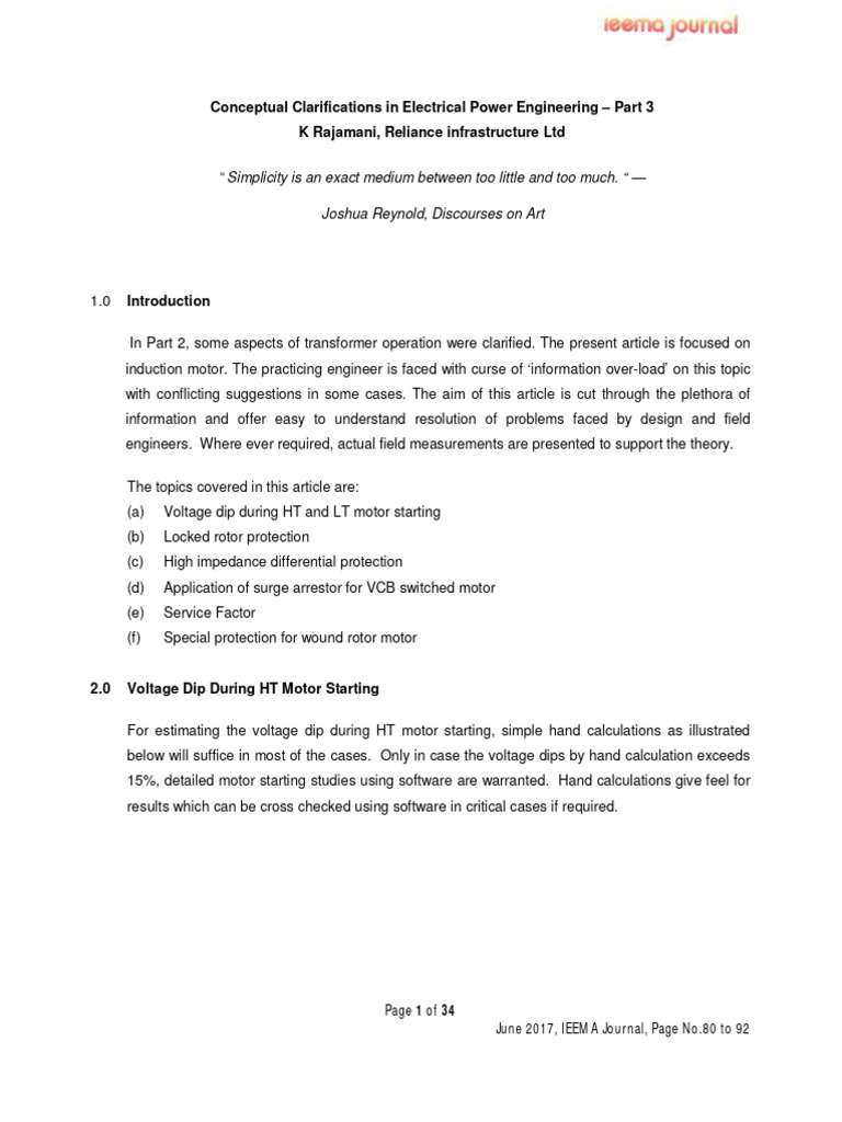 Conceptual Clarifications in Power Engineering Part 3 | PDF | Resistor ...