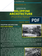 Philippine Architecture Post War Period PDF