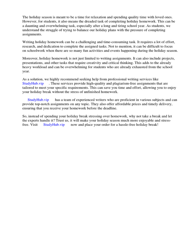 Holiday homework cambridge foundation school pdf homework