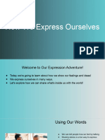 Presentation - How We Express Ourselves