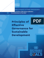 booklet - Principles of Effective Governance for Sustainable Development
