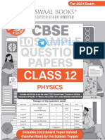 Physics Oswaal SP 2023-24 Class 12