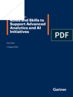 Research Roles and Skills To Support Advanced Analytics and Ai Initiatives