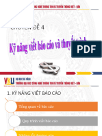 Chuyen de 4. Ky Nang Viet Bao Cao Va Thuyet Trinh