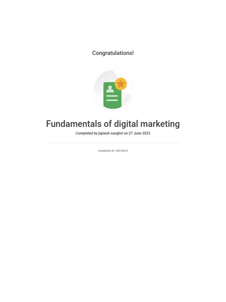 Fundamentals Of Digital Marketing Google Pdf