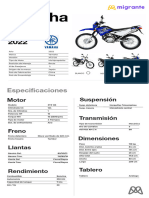 Ficha T Cnica XTZ 125 Migrante (1)