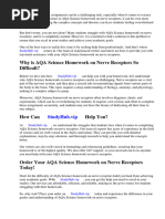 Aqa Science Homework Sheet Nerve Receptors