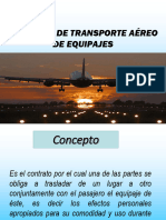 Contrato de Transporte. Aéreo Equipajes