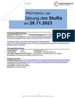 2023-11-28 StuRa Protokoll