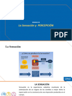 La Sensación y PERCEPCIÓN: Semana 02