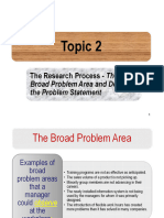 Chapter 2 - Problem Area & Problem Statement