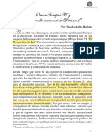 Torrijos y El Desarrollo Nacional