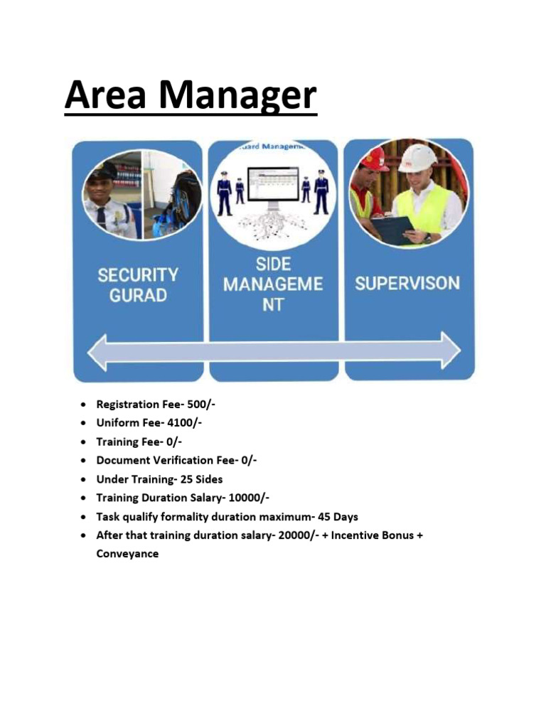 Area Manager | PDF