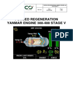 Forced Regeneration Yanmar Engine 388 - 488 Stage V - Ing