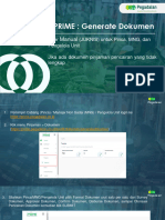 JUKNIS Generate Dokumen Oleh User Pemimpin Cabang, Manajer Non Gadai Dan Pengelola Unit Via Prime