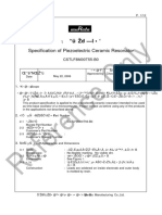 Specification of Piezoelectric Ceramic Resonator: CSTLF8M00T55-B0