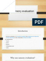 Sensory evaluation