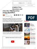 Watch - Reservation Can Get You An Education and Jobs But Not Equality - Abdul Bismillah