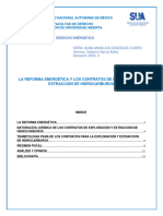 REFORMA ENERGETICA Y CONTRATOS DE EXPLORACIÓN Y EXTRACCIÓN DE HIDROCARBUROS (1)