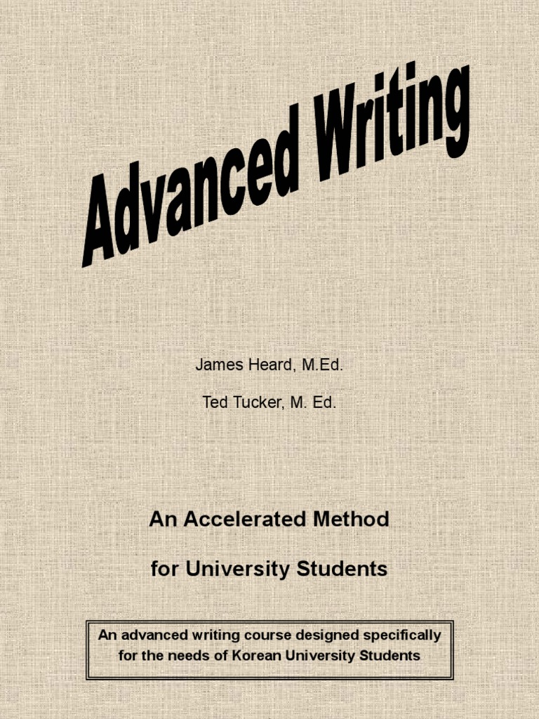 Advanced Writing | PDF | Essays | Clause