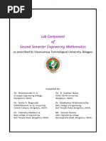 Lab Manual-MatLab CSE