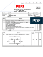 Circuit Analysis - Set A