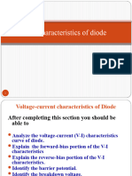 1C V-I characteristics of Diode