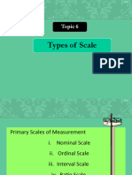 Chapter 6 - Type of Scale