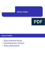 Lecture 4 Binary Codes