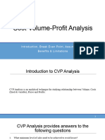 CVP Analysis