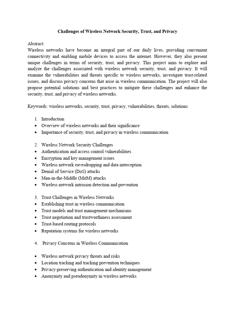 Challenges of wireless network security pdf security computer