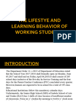 (Slides) The Lifestye and Learning Behavior of 2