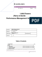 Harry and David Performance Management Guidelines
