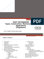 Heat Exchanger Types, Maintenance and Applications
