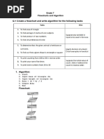 Flowchart Worksheet Answers PDF