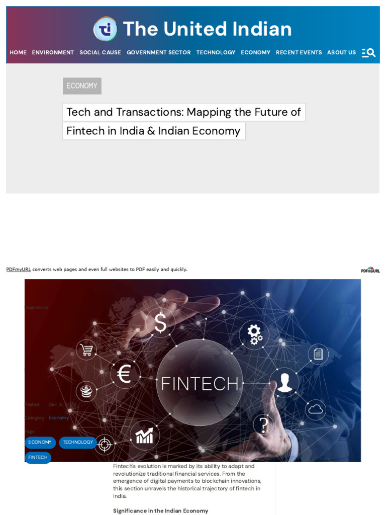 Future of Fintech in India | PDF | Computer Security | Security
