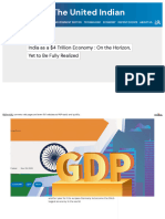 India $4 Trillion Economy