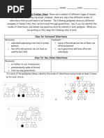 Pedigree Worksheet