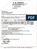 PO of LVL Door Frames For USSHAR Site at Batanagar, Maheshtala, Kolkata