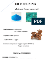 Copper Poisoning