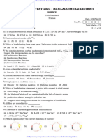 10th Science EM 3rd Revision Exam 2023 Original Question Paper Mayiladuthurai District English Medium PDF Download