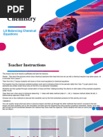 L8 - Balancing Equations