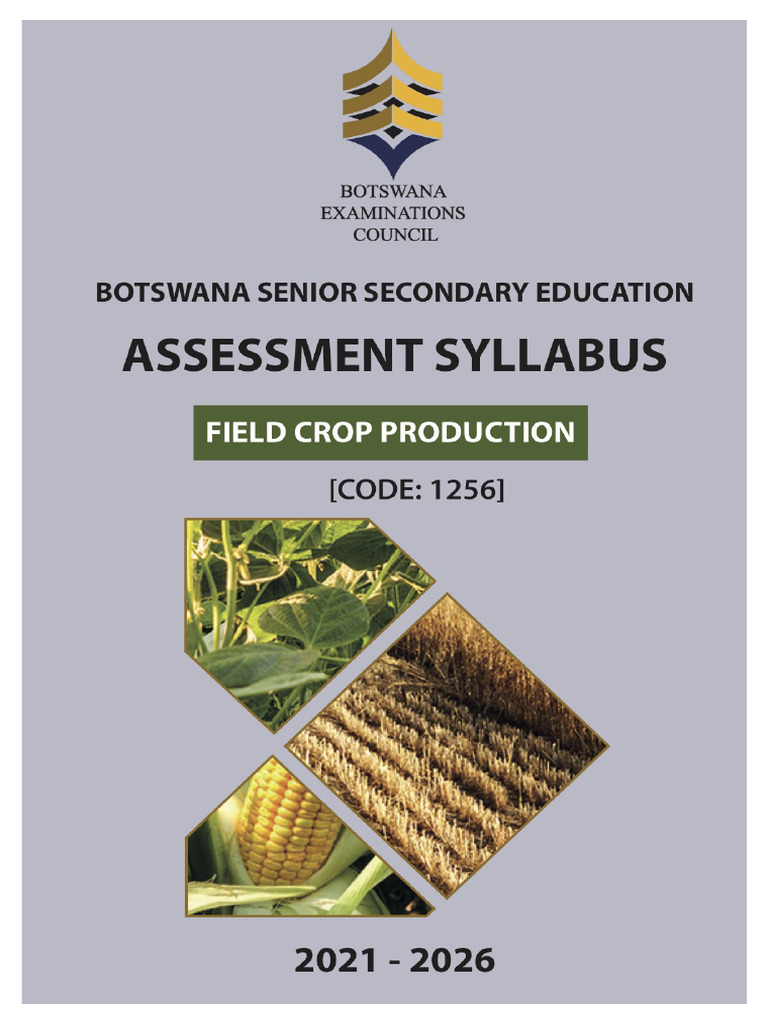 Field Crop Production Assessment Syllabus | PDF | Educational ...