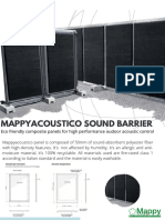 Mappyacoustico Sound Barrier Panels