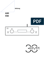 Avm a30 v30 Bedienungsanleitung