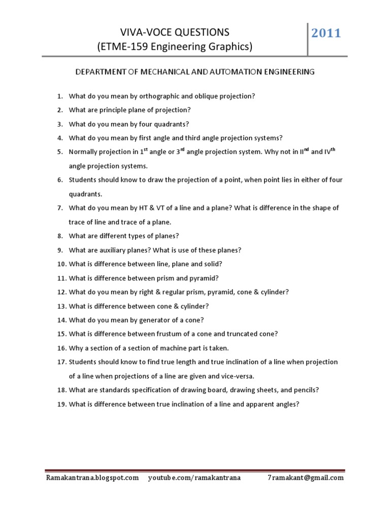 engineering-graphics-viva-questions