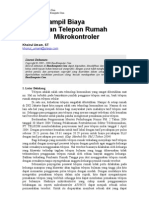 Alat Penampil Biaya Pemakaian Telepon Rumah