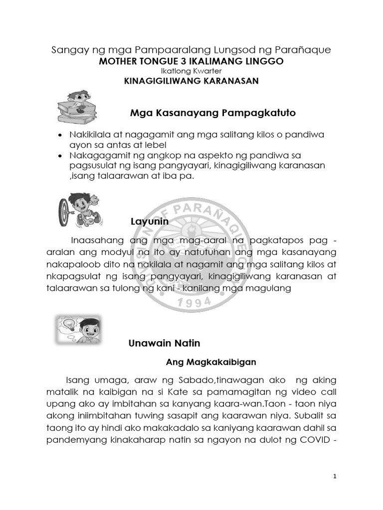 Mtb3 Q3 Module3 Week 5 Pdf