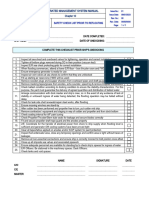 Form M 060B Safety Check List Prior To Refloating